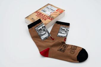 Sebastian Fitzek-Socken "Das Paket" Größe 36-41