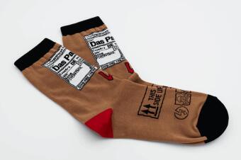 Sebastian Fitzek-Socken "Das Paket" Größe 36-41