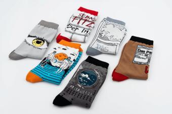 Sebastian Fitzek-Socken "Das Kalendermädchen" Größe 36 - 41