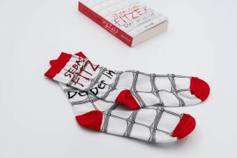 Sebastian Fitzek-Socken "Der Insasse" Größe 41-46
