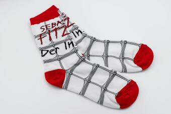 Sebastian Fitzek-Socken "Der Insasse" Größe 41-46