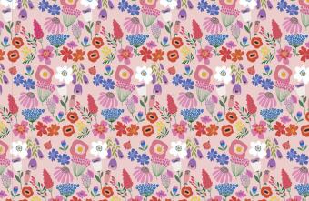 Mit Liebe verpackt - 10 Geschenkpapierbogen im Blumen-Design