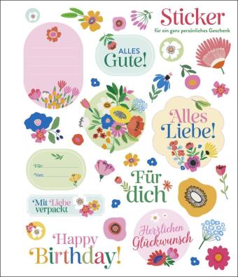 Mit Liebe verpackt - 10 Geschenkpapierbogen im Blumen-Design