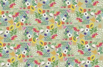 Mit Liebe verpackt - 10 Geschenkpapierbogen im Blumen-Design