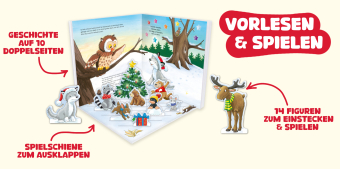 Frohe Weihnachten, kleiner Wolf!