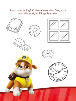 PAW Patrol: Meine liebsten Kindergartenrätsel mit GLOW-IN-THE-DARK -Stickern