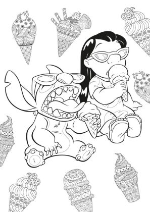 Disney Stitch: Mein großer Kreativblock