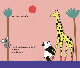 Hatschi macht Giraffe