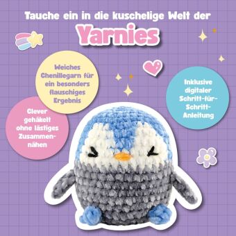 Yarnies - Collect. Create. Cuddle. Häkelset Pinguin