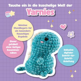 Yarnies - Collect. Create. Cuddle. Häkelset Dino