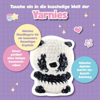 Yarnies - Collect. Create. Cuddle. Häkelset Panda