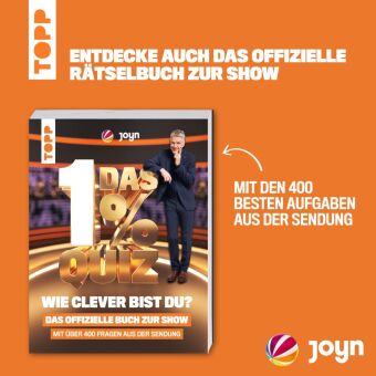 Das 1% Quiz - Wie clever bist du? Das offizielle Quizspiel mit Fragen aus der Show