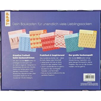 Der kreative SockenBAUKasten. Das große Karten-Set mit Sockenmaßband