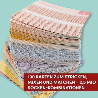 Der kreative SockenBAUKasten. Das große Karten-Set mit Sockenmaßband