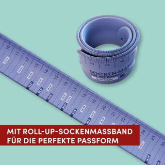 Der kreative SockenBAUKasten. Das große Karten-Set mit Sockenmaßband