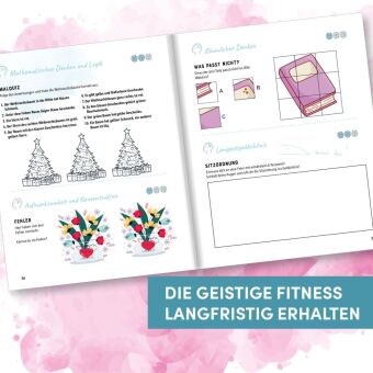 Gehirnjogging für Senioren. Übungen für ein gesundes Gehirn, bis ins hohe Alter