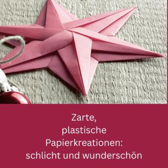 Zarte Origamisterne (kreativ.kompakt.)
