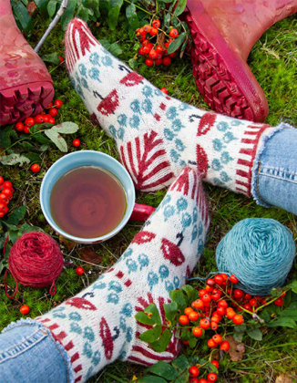 Kuschelige Socken und warme Fäustlinge