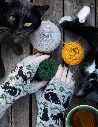 Kuschelige Socken und warme Fäustlinge