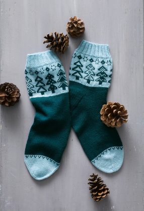 Colorwork-Socken stricken