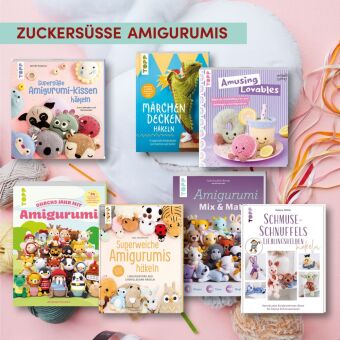 Supersüße Amigurumi-Kissen häkeln