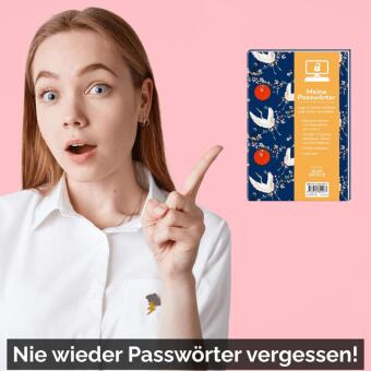 Meine Passwörter. Ein Eintragebuch für Ihre Zugangsdaten, das Sie einfach in Ihrem Bücherregal verstecken können.