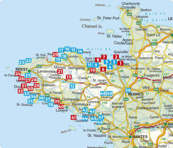 ROTHER Wanderführer Bretagne. 50 Touren zwischen Mont-Saint-Michel und Saint-Nazaire