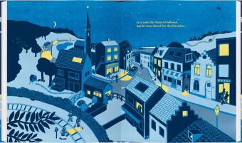 Mit Katze durch die Nacht