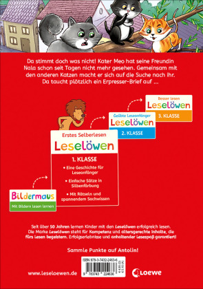 Leselöwen 1. Klasse - Die Katzen-Detektive
