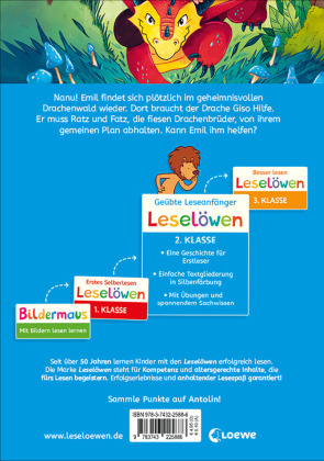 Leselöwen 2. Klasse - Reise in den Wald der Drachen