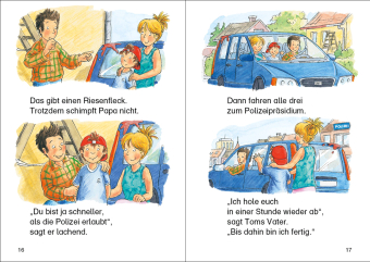 7-Minuten-Geschichten zum Lesenlernen - Polizei und Feuerwehr im Einsatz