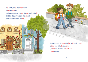 Leselöwen - stark und sicher in der Schule - Ich steige nicht in fremde Autos ein!