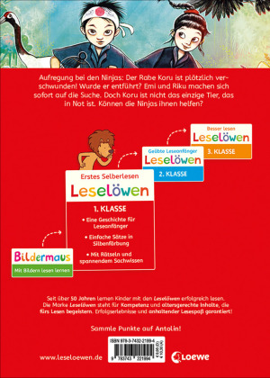 Leselöwen 1. Klasse - Die Ninjas retten die Tiere