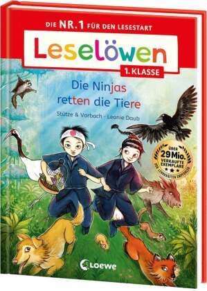 Leselöwen 1. Klasse - Die Ninjas retten die Tiere