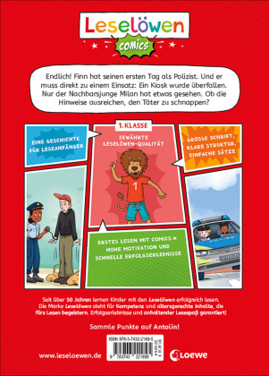 Leselöwen Comics 1. Klasse - Plötzlich Polizist!