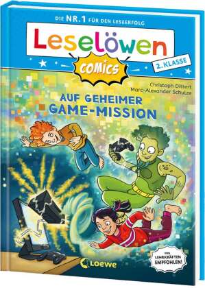 Leselöwen Comics 2. Klasse - Auf geheimer Game-Mission