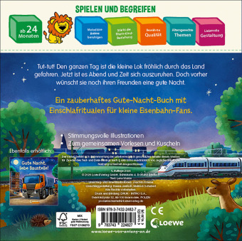 Gute Nacht, kleine Lok!