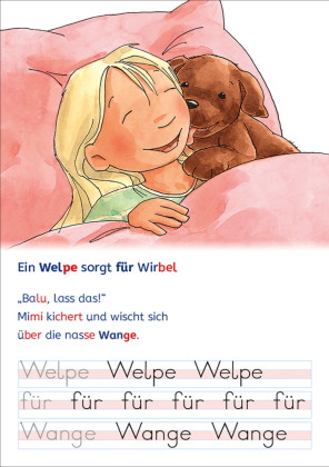 Leselöwen - Lesen und schreiben lernen mit Spurrillen - Zwei Freundinnen und ein neugieriger Welpe