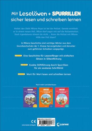 Leselöwen - Lesen und schreiben lernen mit Spurrillen - Ein spannender Fall für die Polizei