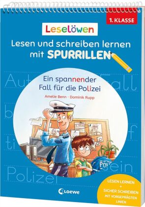 Leselöwen - Lesen und schreiben lernen mit Spurrillen - Ein spannender Fall für die Polizei