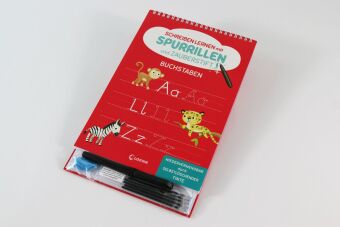 Schreiben lernen mit Spurrillen und Zauberstift - Buchstaben