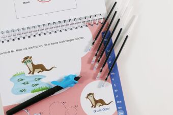 Schreiben lernen mit Spurrillen und Zauberstift - Buchstaben