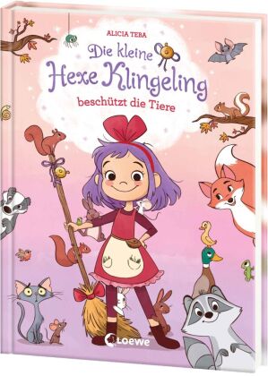 Die kleine Hexe Klingeling beschützt die Tiere