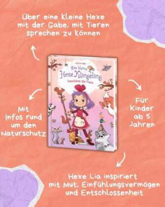 Die kleine Hexe Klingeling beschützt die Tiere