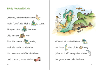 Lesenlernen in 3 Schritten - Die schönsten Geschichten von Meermädchen und Delfinen
