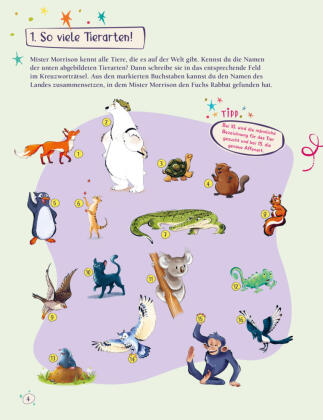 Die Schule der magischen Tiere Beschäftigung: Das große Rätselbuch