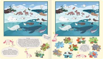 Mein lustiges Mitmach-Wimmelbuch: Tierfamilien