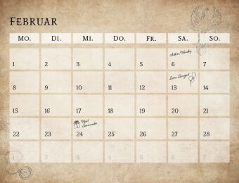 Der inoffizielle Küchenkalender für Harry Potter Fans 2027