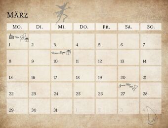 Der inoffizielle Küchenkalender für Harry Potter Fans 2027
