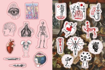 Kuriositäten & Seltsamkeiten - Stickerbuch